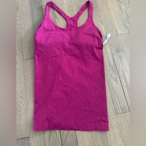 Lululemon Women's long Align Fuschia Tank